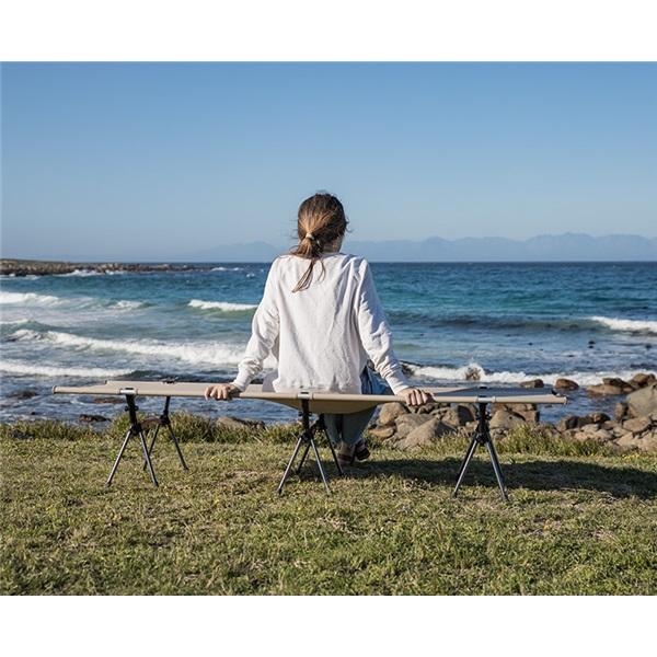 Outdoor March Aluminum Alloy Folding Bed Portable Camping Tent Single Bed Reclining Chair