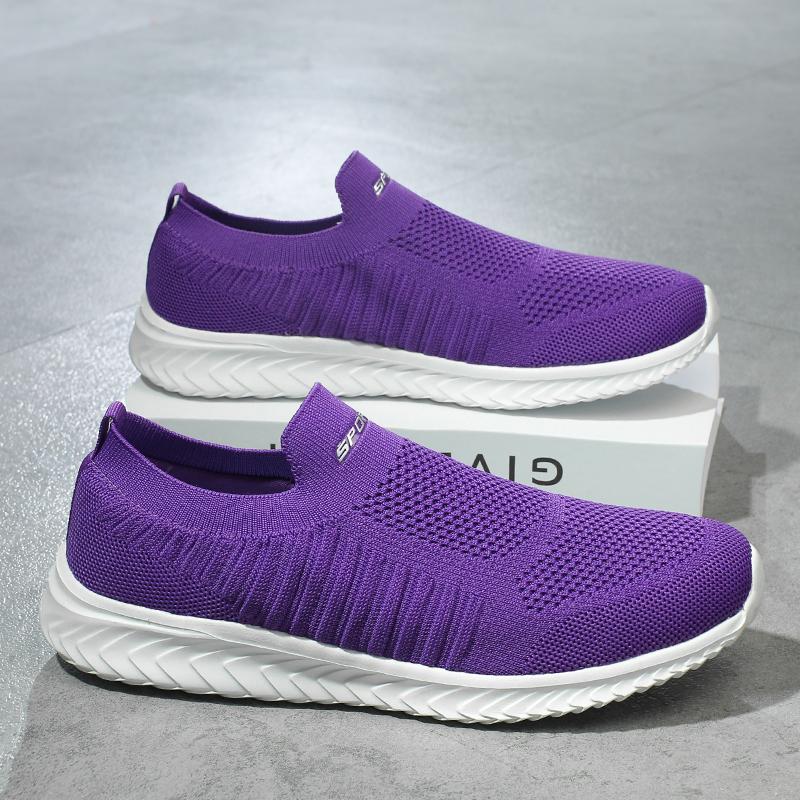 Men Vulcanize Shoes Mesh Men Shoes Lightweight Plush Comfort Mens Athletic Shoes Autumn Stylish Slip On Flats Shoes Male Loafer Shoes