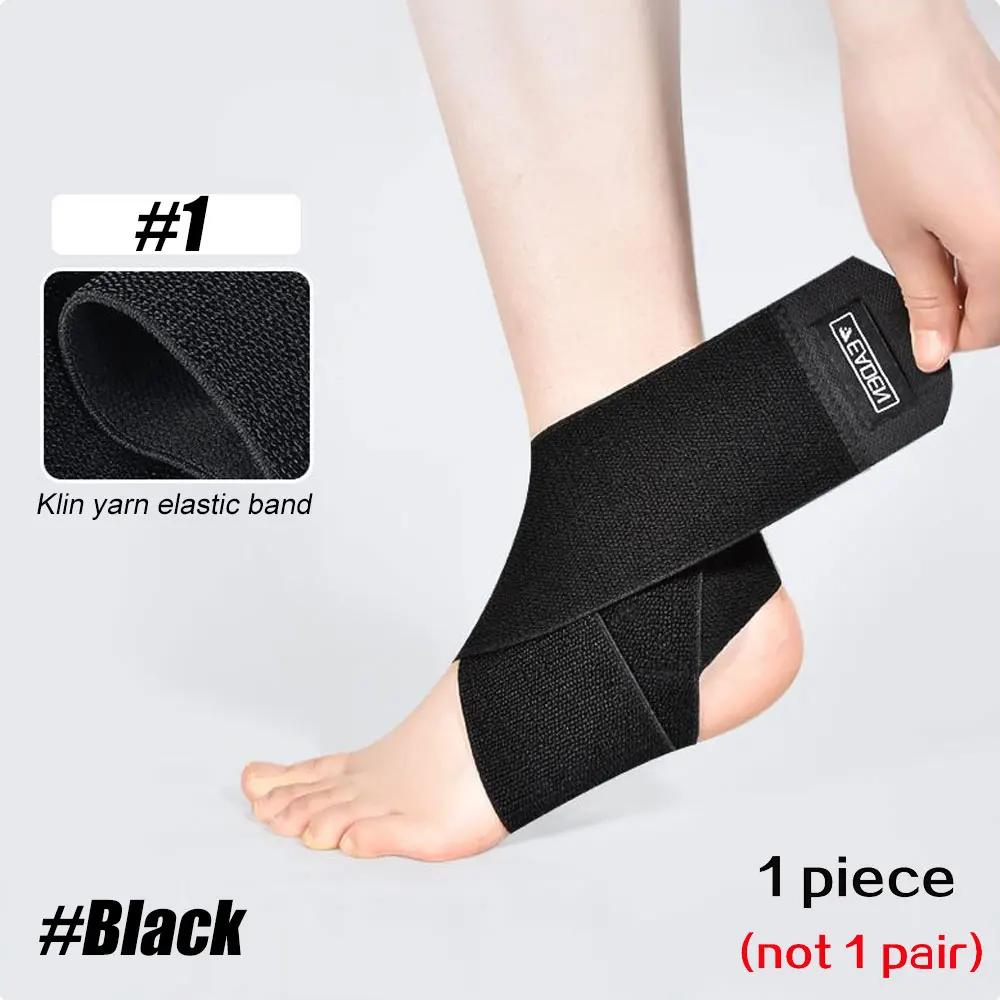 Verstelbare Enkelbrace Voor Mannen Vrouwen Ondersteunende Mouw Voor Plantaire Fasciitis Tendinitis Verlichting Orthopedisch Comfort M black
