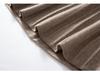 100% Pure Cashmere Women's Solid Color High-Waist Plush Skirt, Autumn/Winter Fashion, Draped Elastic Umbrella Design.