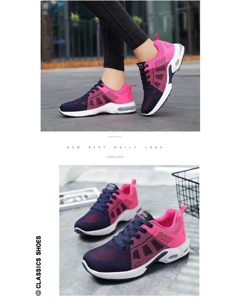 Women's Versatile Plus Size Air Cushion Running Sneakers