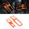 2pcs Central Gear Shift 4WD Panel Trim Cover for Jeep Wrangler JL JT 18+ Orange