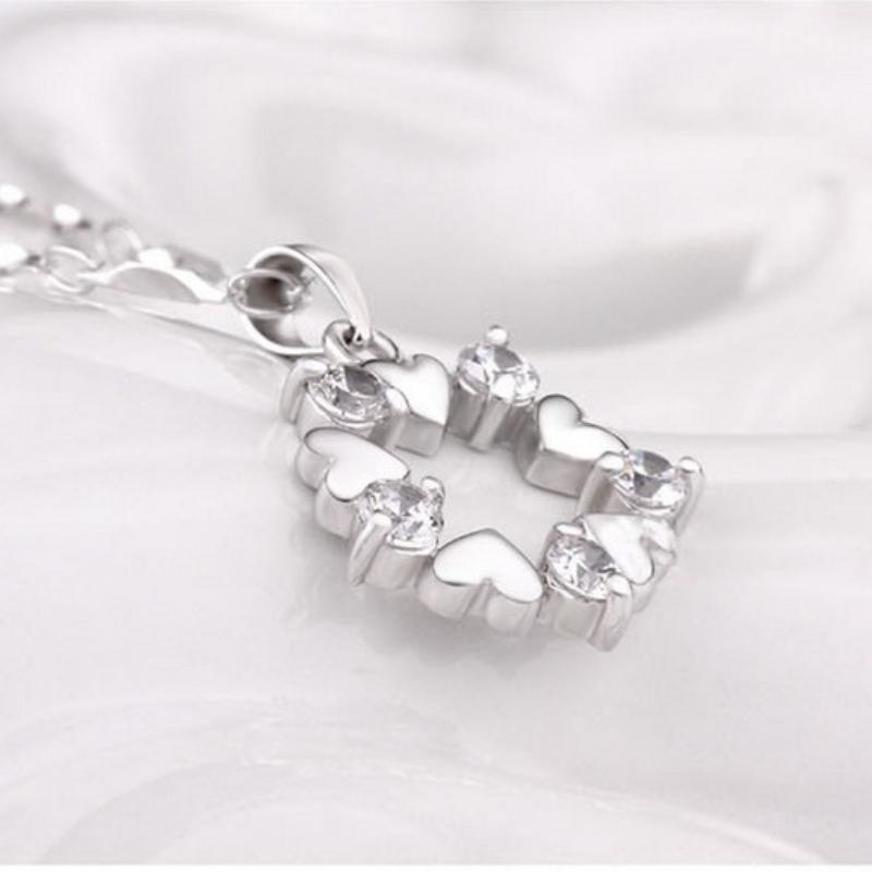 Collier de fleurs Pendentif en cristal Chaîne Celastoma