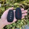 4 Buttons Silicone Car Fob Key Case Cover Skin Protector Shell Rubber Bag Holder for Hyundai Nexo Sonata Keychain Accessories