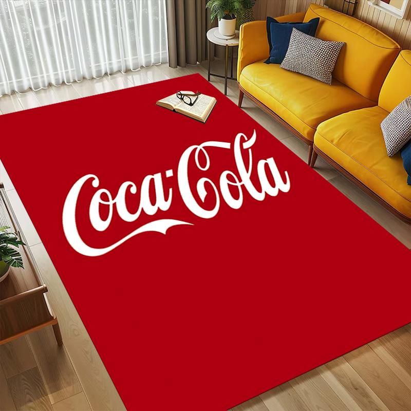 Cocacola Living Room Nonslip Area Rug Soft Carpet For Bedroom Game Playroom Sofa Office Home Decor Doormat Christmas Gift C9261225
