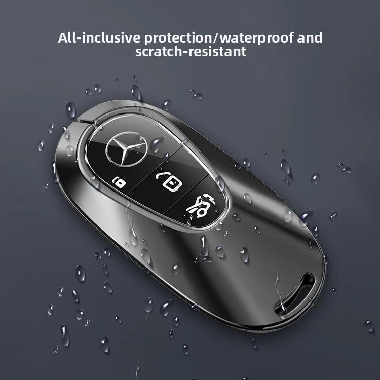 Car Remote Key Case Cover Fob For Mercedes Benz 2022 C S Class W206 W223 C260 C300 S400 S450 S500 Maybach Shell Protector qy1