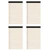 4 Pcs A4 Memos Pad Tearable Legal Pad Scratch Pads Writing Paper Note Pads School Supplies