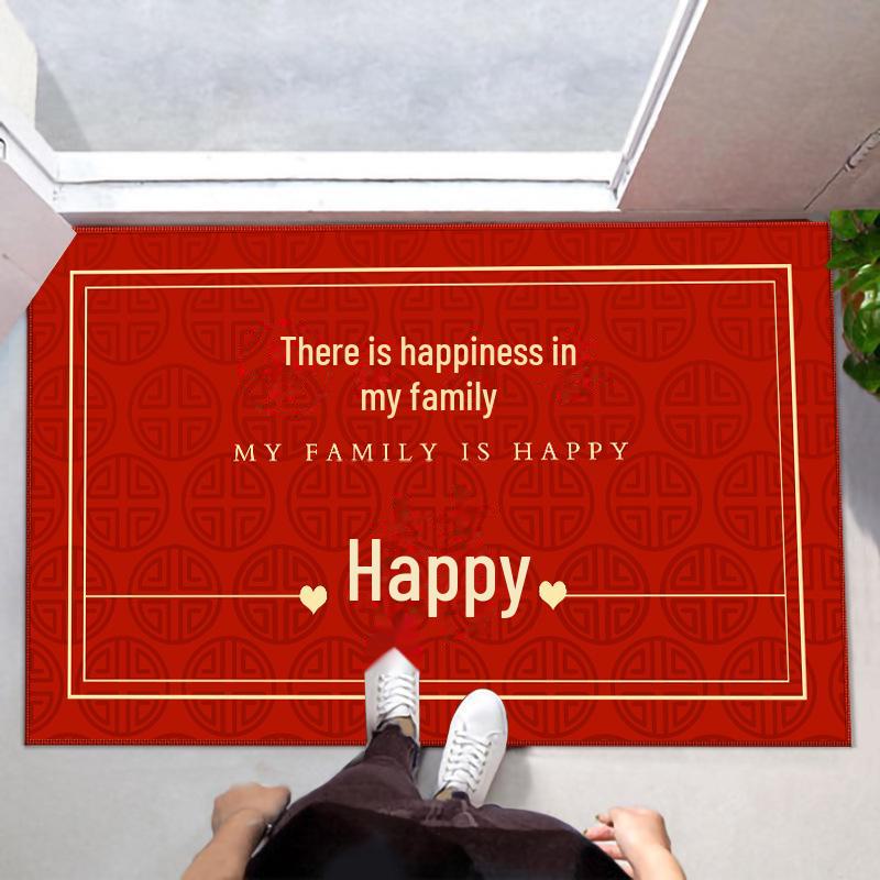 

Красные свадебные придверные коврики - Элегантный входной ковер для декора молодоженов 40x60 cm