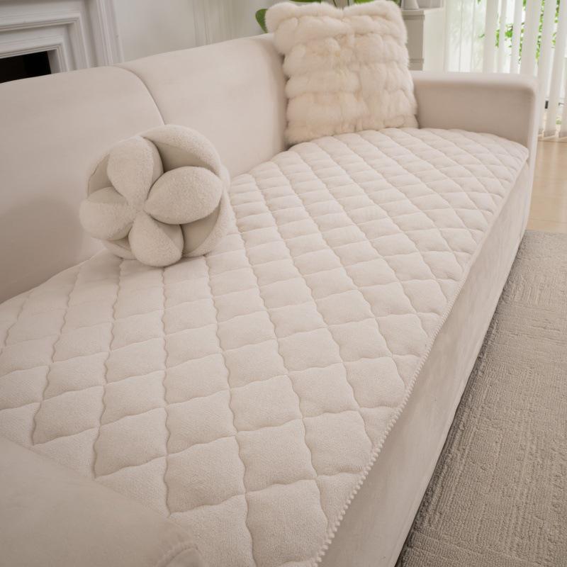 Plush Thickened Non-slip Sofa Cushion Mat for Autumn/Winter