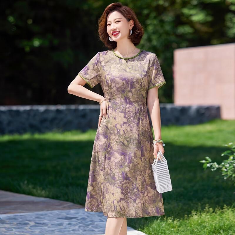 Baolianduo Women s A-Line Summer Midi Dress XL