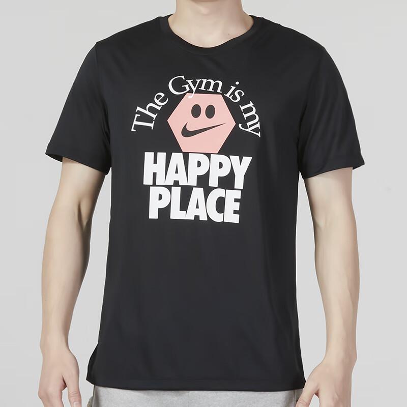 New Nike T Shirts Men Black FD0141-010