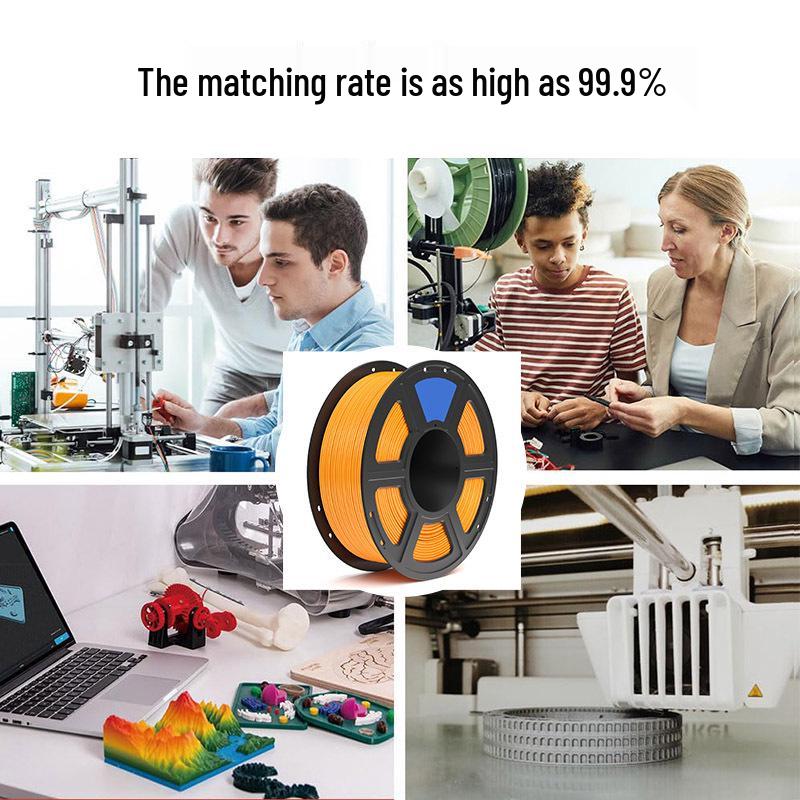 Koledi PETG Gradient Color 3D Printer Filament, 1.75mm, 1KG, Macaron Compatible with Creality