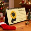 2026 Fluffy Cats Desk Calendar Large Cat Calendar Monthly Planner with Clearly Readable Dates Office Christmas Gifts