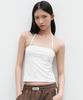 Rock Cake Lumi Lace Tube Top - White