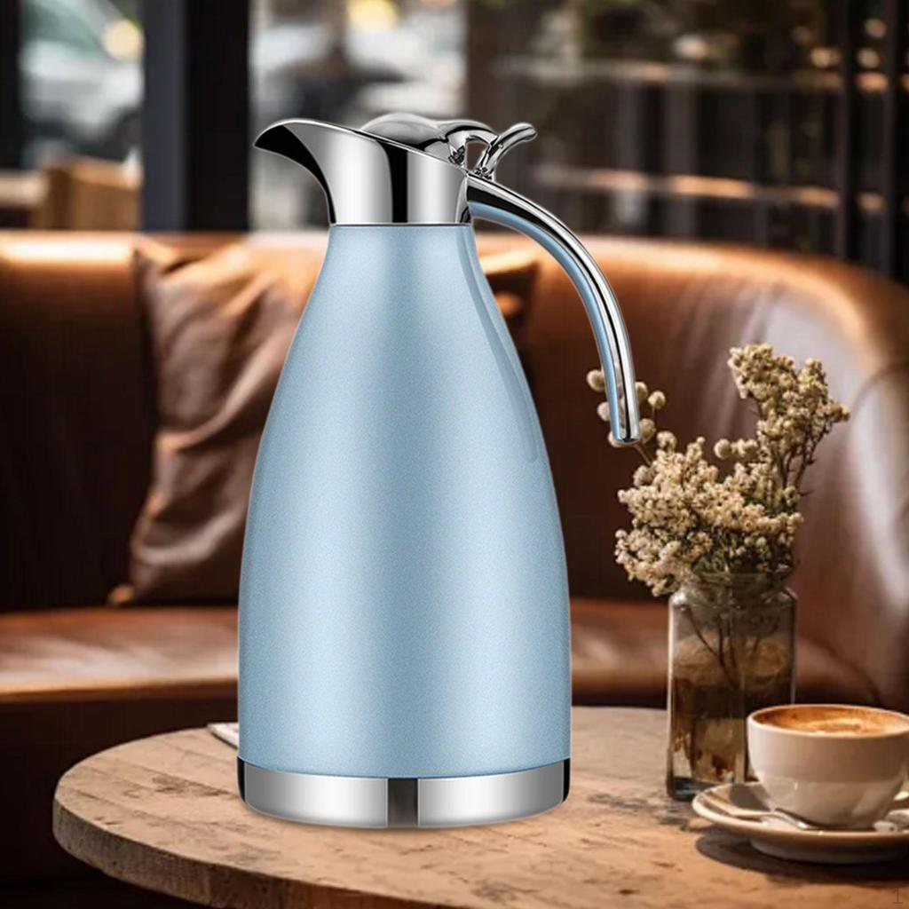 Stainless Steel Coffee Carafe Water Dispenser Leakproof Easy To Use Insulated Bottle for Juice
