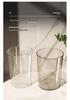 Acrylic Luxury Transparent Trash Bin - Versatile for Living Room, Kitchen, or Bathroom