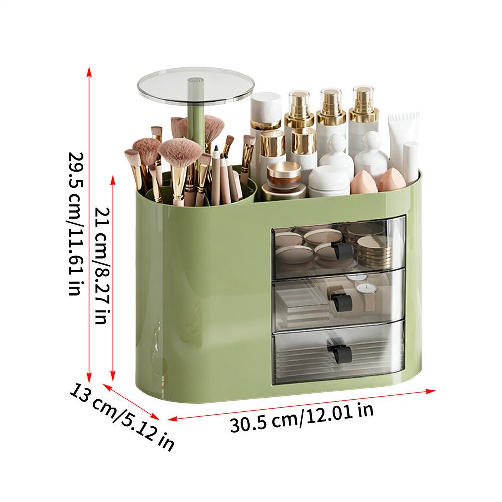Makeup Storage Organizer Large Vanity Organization Dresser Cosmetic Storage Organizer For Perfume Brush Lipstick Skincare