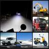 2Pcs 60W 3x5 Zoll Chrom Rechteckige LED Scheinwerfer Off-road Dach Suchscheinwerfer