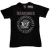 Ramones Kinder T-Shirt mit Verzierungen: Präsidentensiegel (Diamant) (7-8 Jahre)