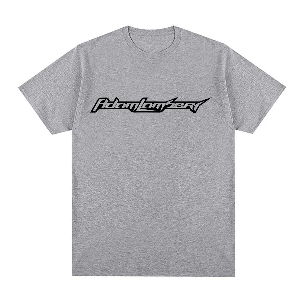 

Adam Lambert T-Shirt High Quality 100%Cotton O-neck T-shirts Comfortable Short Sleeve Summer Tees Roupas Unisex Tops Funny T-shirt Anime T-shirt XS серый