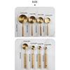 Set of 8 Baking Tool Set Stainless Steel Measuring Cups Measuring Spoons Wood Handle Kitchenwares for Coffee Powder