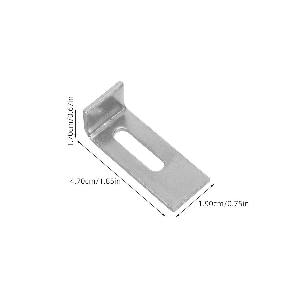 1Set Sink Clips Undermount Support Kit Elegant Design Adaptable Wide Range Basins Hardware Fasteners Kitchen Sink Fixing Clips