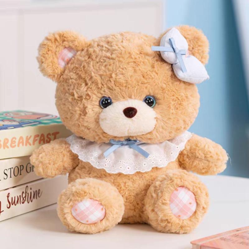 20CM Teddy Bear Plush Cute Animal Themed Parties Toys Nursery Bed Room Bed Decor Great Gift for Baby Boy Girls