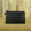 Portafoglio in Pelle Portamonete Vintage, Portafoglio da Uomo, Elegante Casual Zip Porta Carte Multiplo