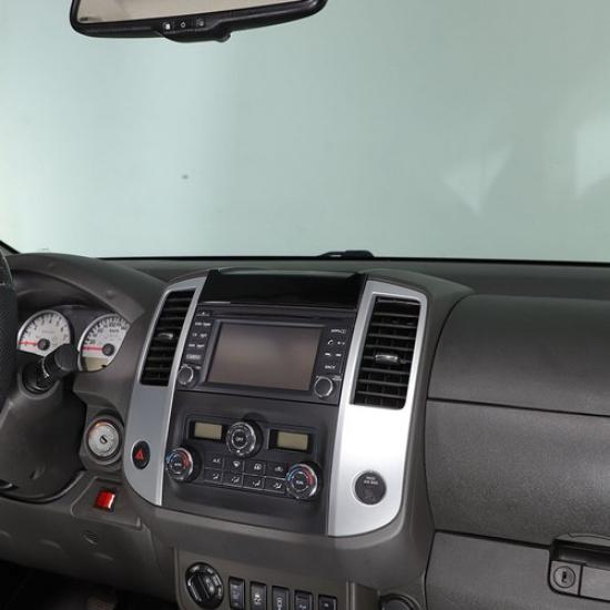 Gloss Piano Black Navigation Screen Upper Trim Sticker For Nissan Frontier 05-21