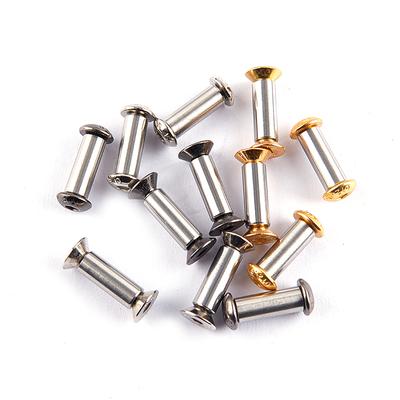 2 τμχ M4 Knives Screw Rivet For Diy Material Βίδα στερέωσης πλάκας λαβής μαχαιριού