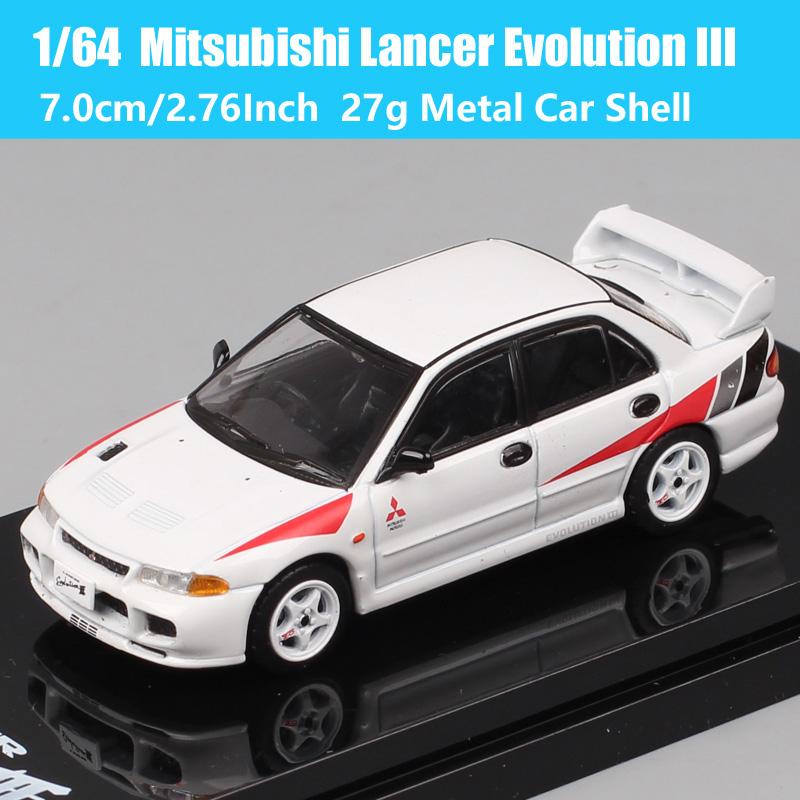 Hobby Japan 1/64 Scale Mitsubishi Lancer GSR RS Evolution EVO IX VII IV VIII Ralliart Rally Car Model Diecasts Toy Vehicles HJ64