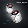 4PCS Car Logo Metal Wheel Tire Valve cover Cap Auto Styling Accessories For Toyota GRsport Yaris Corolla Rav4 CHR Auris Cruiser