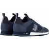 Emporio Armani Polyester Mesh Lace-Up Low-Top Casual Shoes Unisex Sneaker Navy-Blue X8X027XK050D813