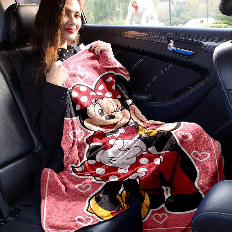 1pc, Cozy Mickey and Minnie Home Decor Blanket: A Perfect Gift for Your Bedroom, Living Room, or Travel, Flannel Throw Blanket, Outdoor Blanket, Car B
