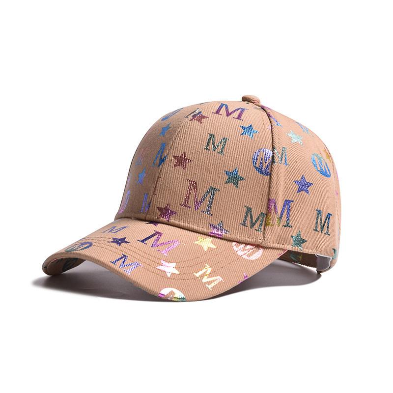 

Капелюх весна-літо бейсболка трендова модна світловідбиваюча кепка інс універсальний осінь-зима повсякденний козирок adjustable кавовий