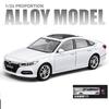 LICENSED 1:24 Honda model Accord diecast alloy car Exquisite Model Acousto-optic  simulation toy car Kid Gift collect decoration ajl256