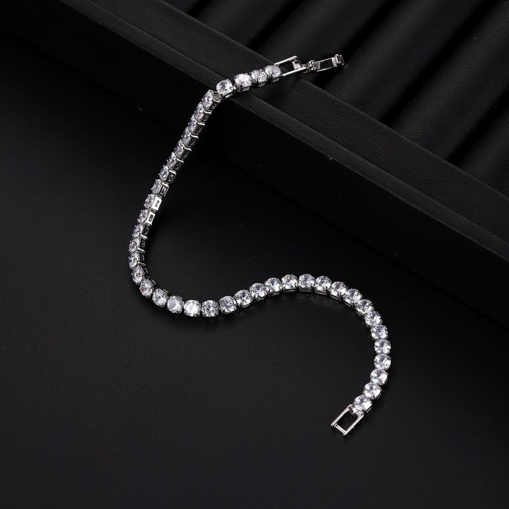 Temperament Synthetic Zircon Women bracelet Minimalism Bracelet 19cm Gift Jewelry