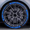 Car Tire Decoration Sticker 4 Tires DIY Decals Automobile Motorcycle Tire Styling Stickers  Multi Colored Customizable Letter