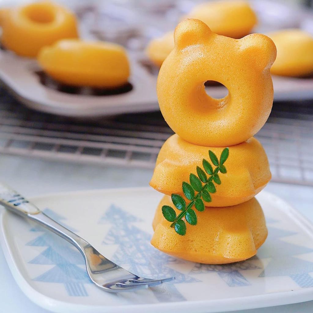 CHEFMADE Cupcake Panda Baking Outer x cm x 6 x 6 cm Molds, 12-Piece Set, Non-Stick Mold, Dimensions Approx. 32.6 25.8 2.3 cm, Cups