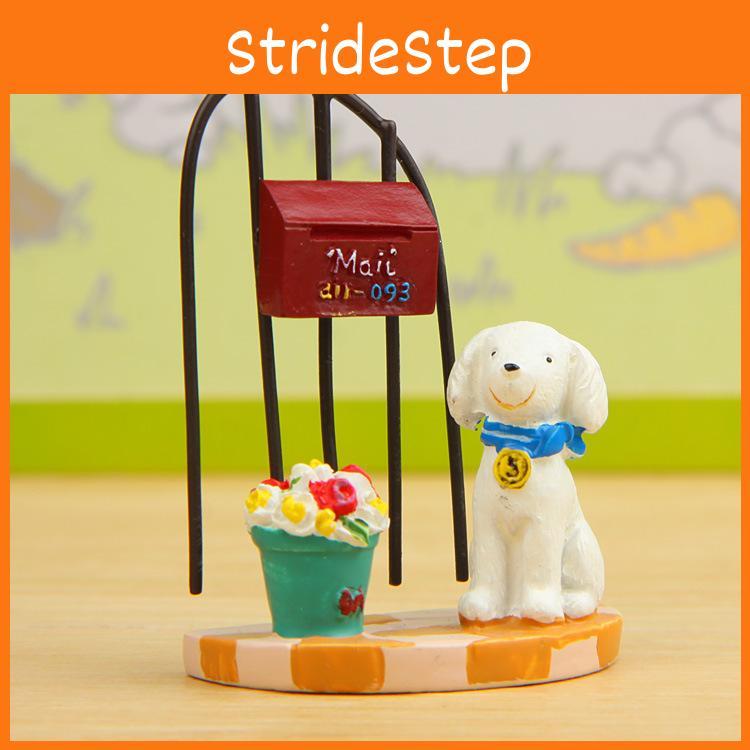 Small Fresh 3d Resin Dog Flower Pot With Creative Garden Ornament For Office And Home