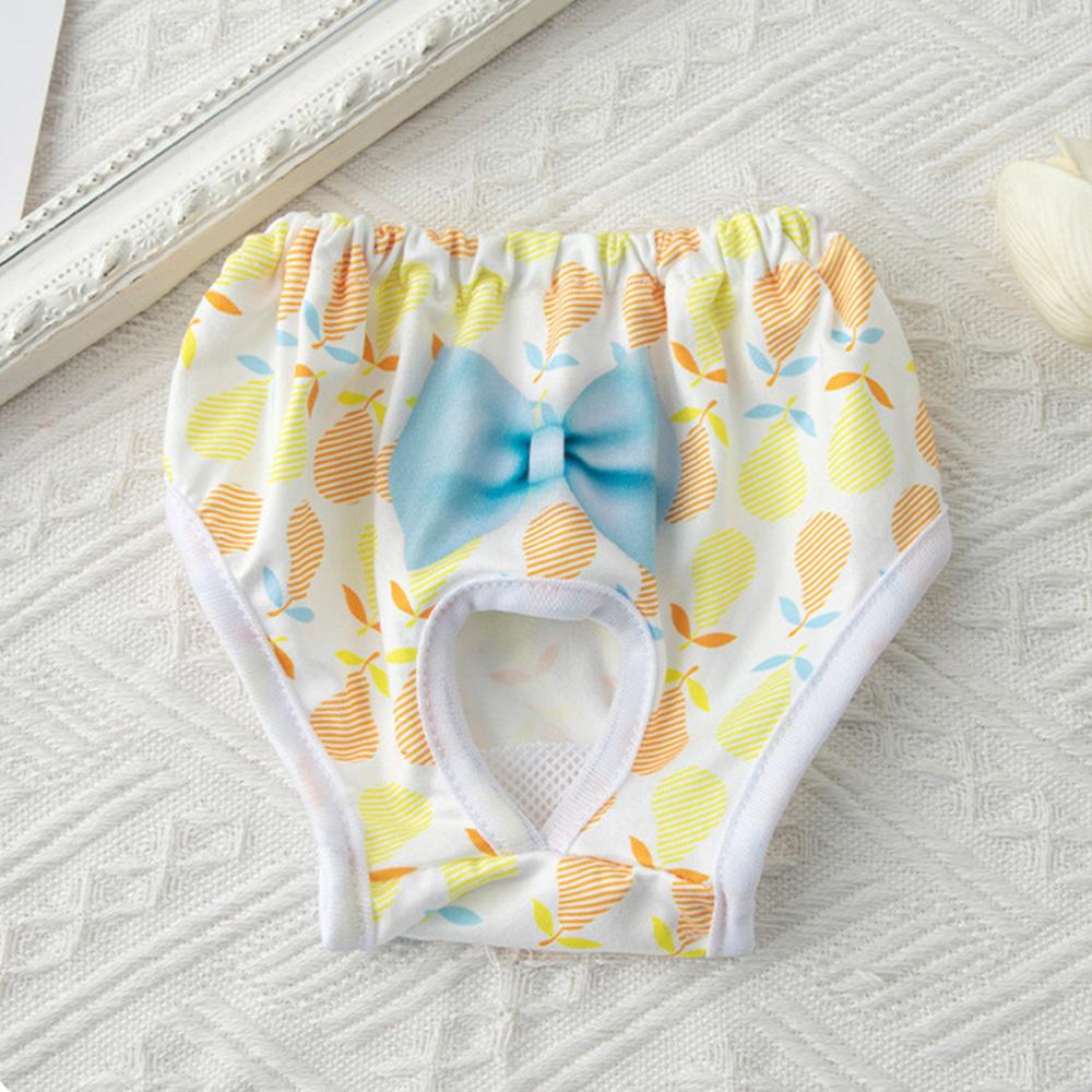 Cute Print Puppy Dog Physiological Pants for Small Dogs Washable Reusable Pet Safety Trousers Poodle Shorts mascotas Underwear
