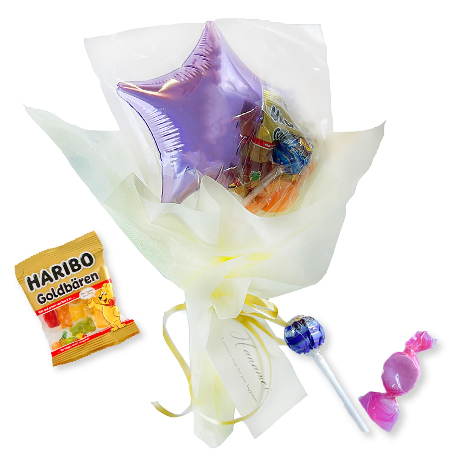 

Воздушные шары Hanamei Candy, ассортимент праздничных звездных букетов, сладости, букеты, типы, сладости, (фиолетовый)