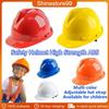 Capacete de Segurança PE em Forma de V Ajustável Fácil de Notar Para Trabalhadores da Construção Capacete Protetor Resistente a Impactos