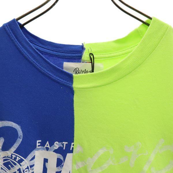 RESCARP 23ss Remake Short sleeve T-shirt Yellow x Green x White Men's Used