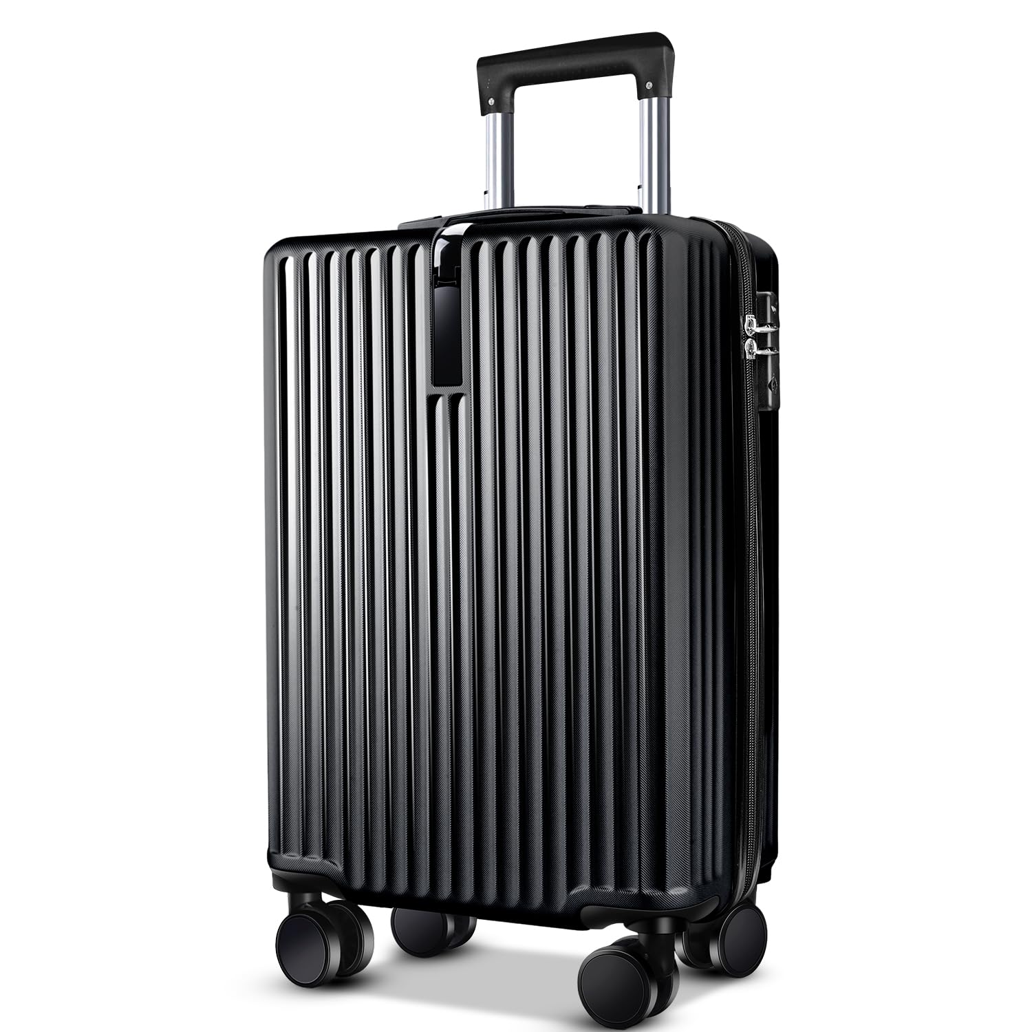 

Large Carry Ultra Hidden Hook Carry Double TSA Zipper Carry Business Hospitalization S [Atzone Ginza] Валіза, місткість, футляр, легкий, функція, чорний