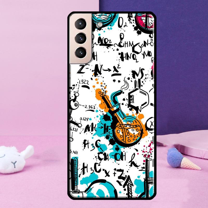 Biology and Chemistry Phone Case For Samsung Galaxy S24 Ultra S25 Ultra S9 S10 S20 S21 S22 Plus S23 S24 FE Cover
