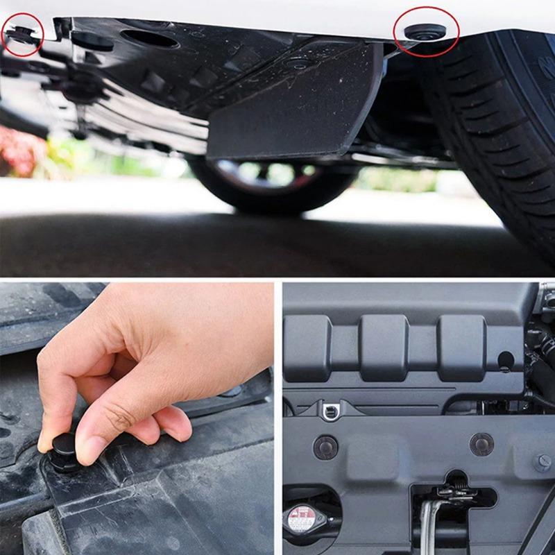 8mm Plastic Rivet Fastener Bumper Clip Auto Retainer Screw Fender for Honda Car Door Front and Rear Bumper Fasteners