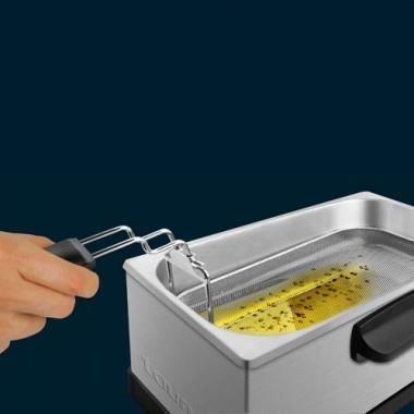 Profesionální fritéza 3L Plus - TAURUS - 2100W - Ponořené topné těleso - Nerezová ocel