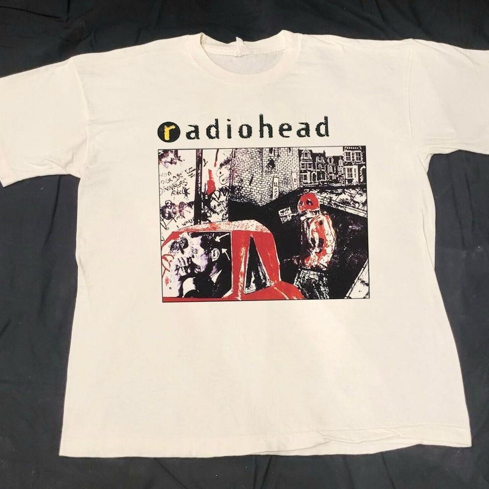 

Radiohead Creep Футболка унисекс с коротким рукавом Белая Перепечатка S-5XL WA0286 Футболка унисекс XXXL