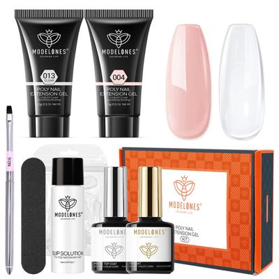 Culoare Gel pentru Unghii Extensie Unghii Kit Unghii Modelate 15g Lac Transparent, Gel, Gel, Set, All-in-One (Nud + 15g)